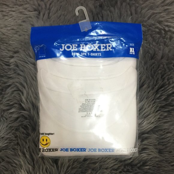 Joe Boxer | Boy's T-Shirts | 3 Pack | White | XLarge - Picture 1 of 3